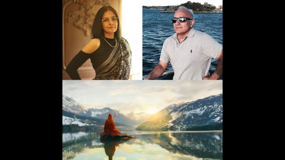 Mani Shankar and Anjali Joshi release India’s first Cinematic 3D Projection Mapping Extravaganza at Global Spirituality Mahotsav, unveiled by the Hon. President of India Draupadi Murmu