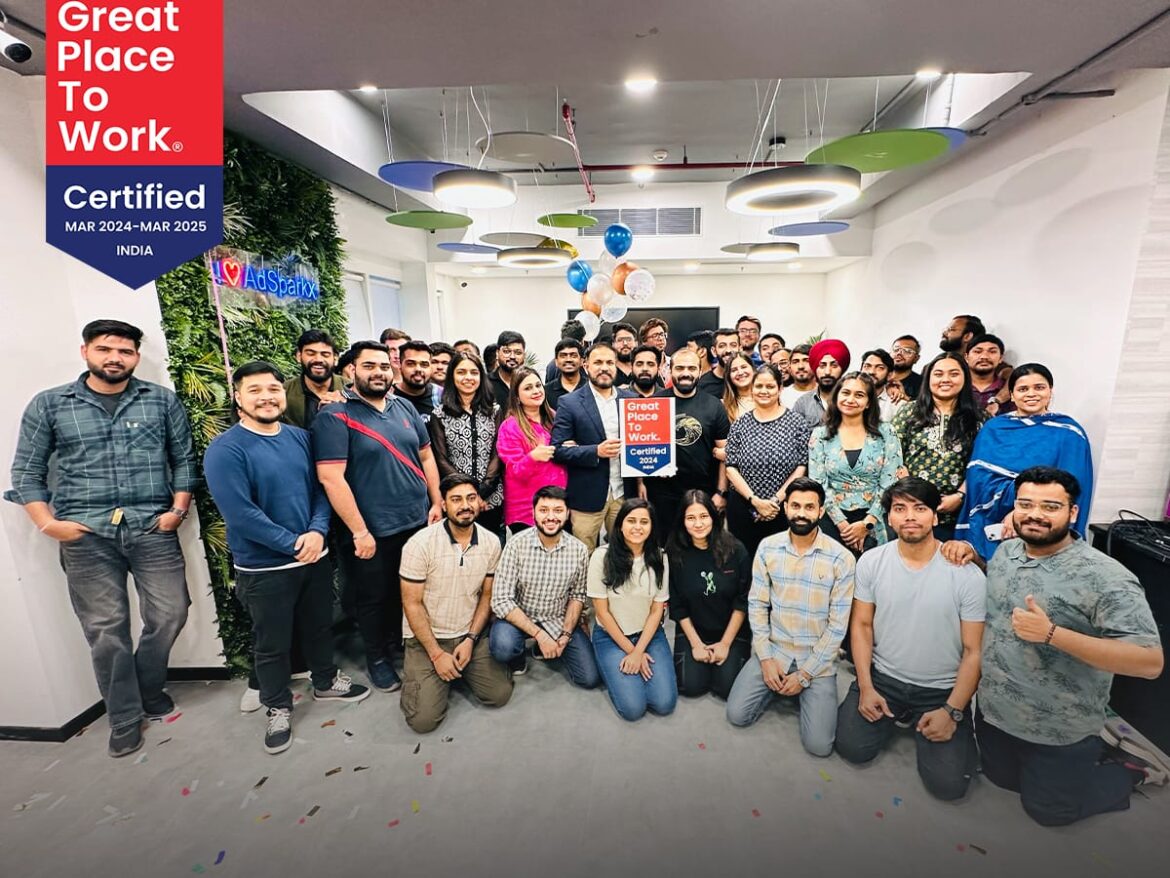 Adsparkx’s Visionary Leadership and Employee-Centric Culture Lead to Great Place To Work Certification in 2024