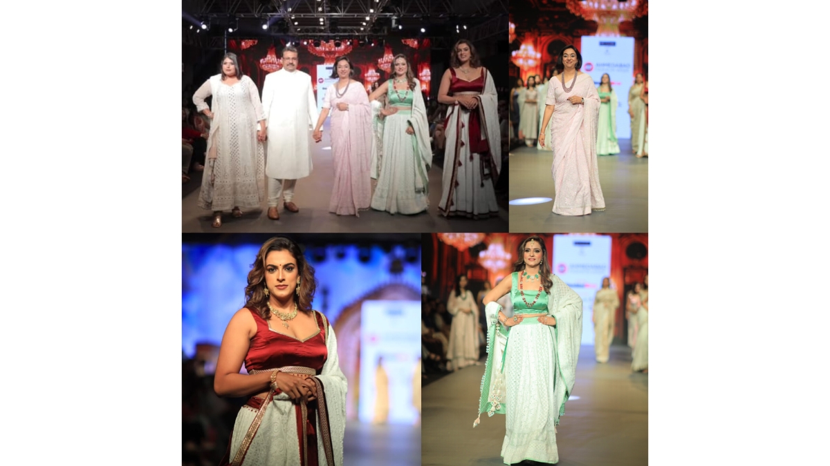 IBB Chronicles by Editor Archana Jain presents Aaparya Chikankari by Anu Arya at Ahemdabad Fashion Week