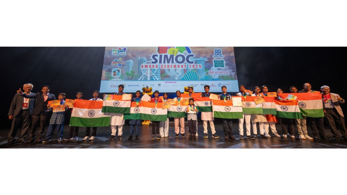 India hoisted the flag in Singapore International Math Olympiad, Won 6 Gold, 8 Silver and 18 Bronze medals