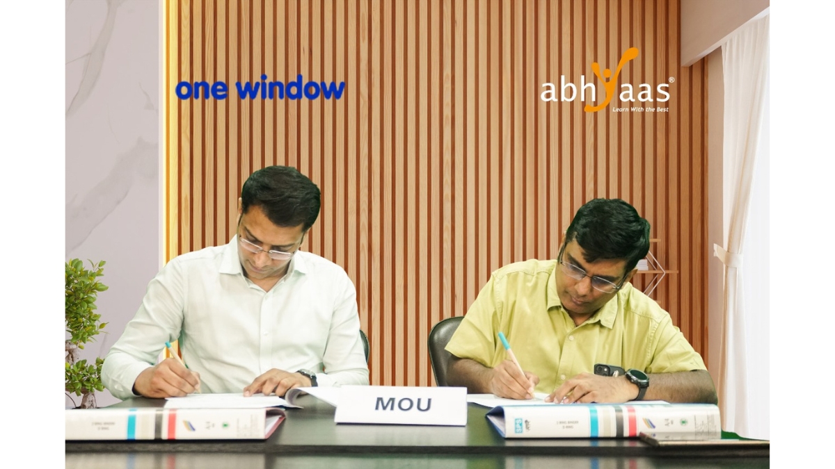 The New Beginnings: Abhyaas Edu Technologies and One Window Sign Strategic MoU to Empower Global Education Aspirants