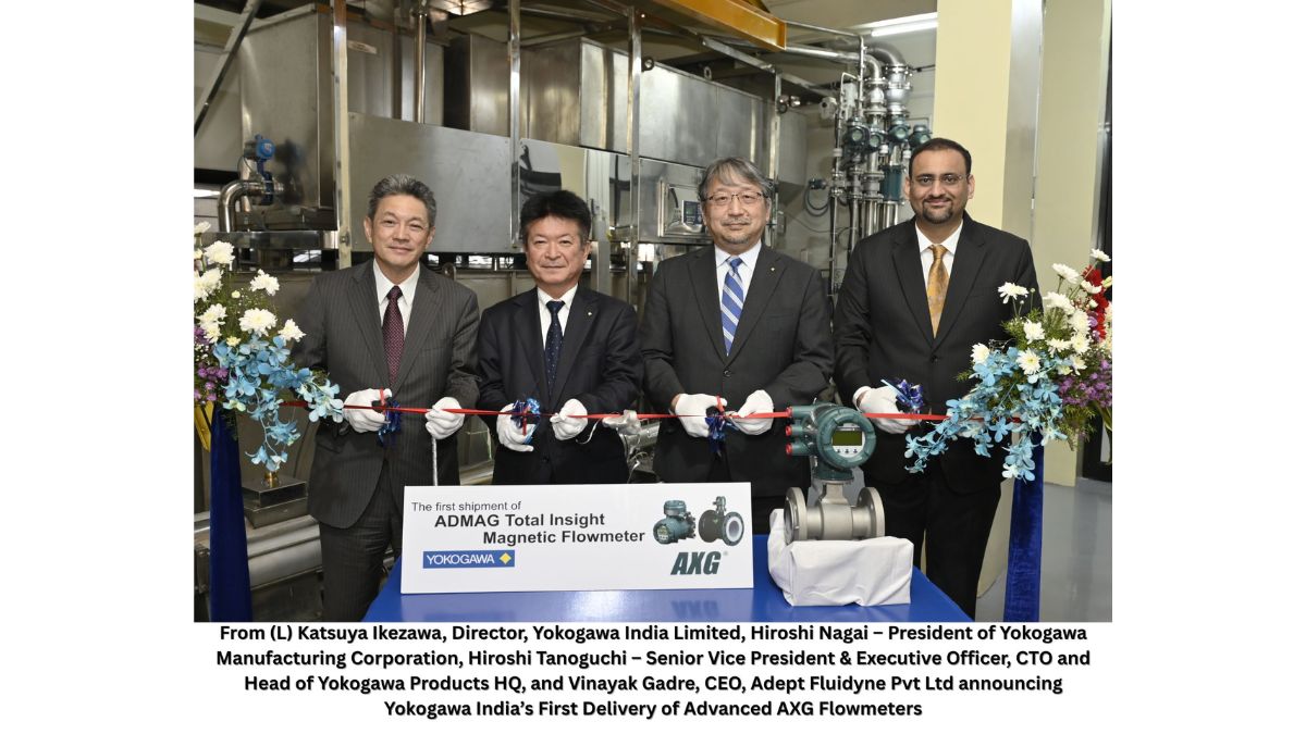 Yokogawa India Announces First Delivery of Advanced AXG Flowmeters in Pune