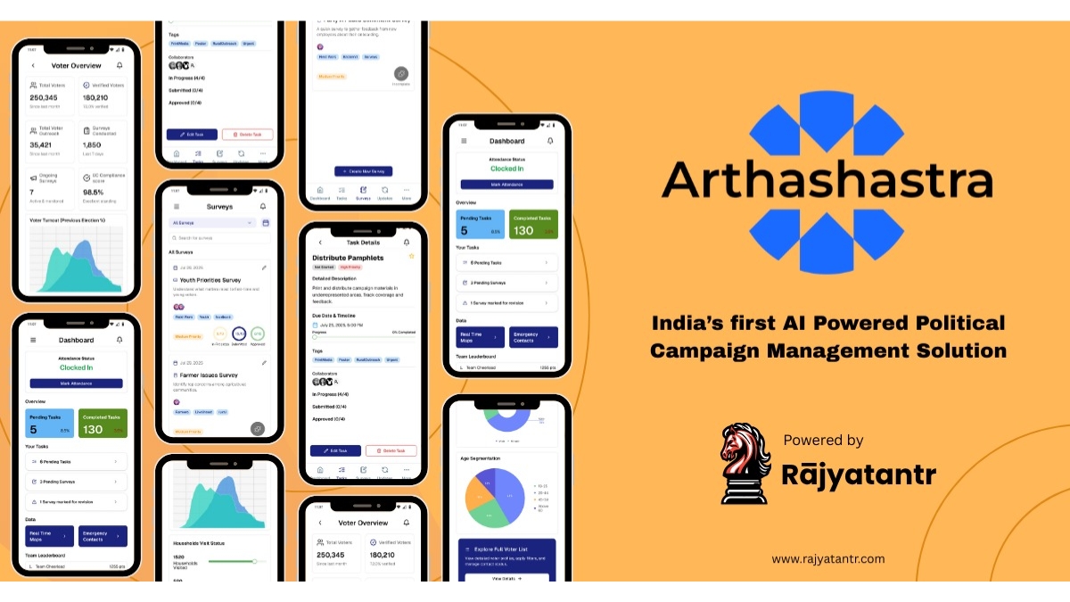 Rajyatantr Launches Arthashastra: India’s First Fully Integrated AI Political Campaign Platform