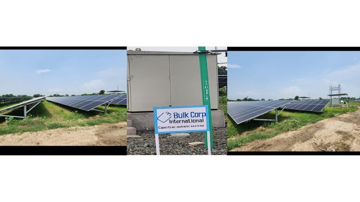 Bulkcorp International Limited Commissions Solar Power Plant