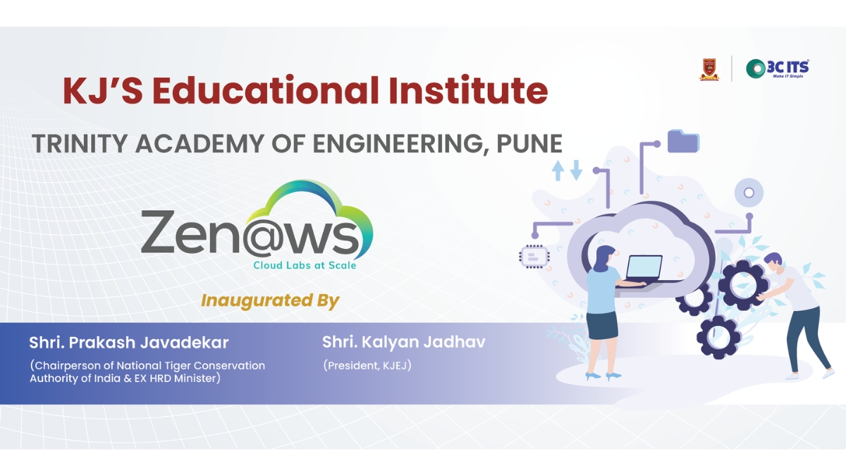 Zenaws partners with Trinity Academy of Engineering, Pune and 3C ITS to launch a Campus Cloud Lab Centre of Excellence