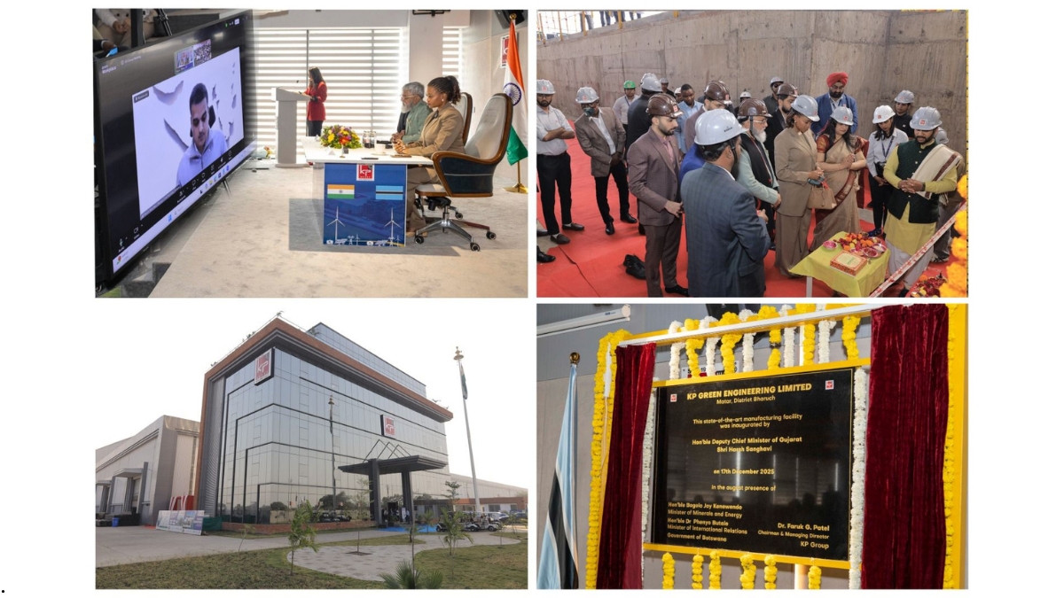 Gujarat’s Deputy CM Harsh Sanghavi Inaugurates KP Green Engineering’s Matar Facility